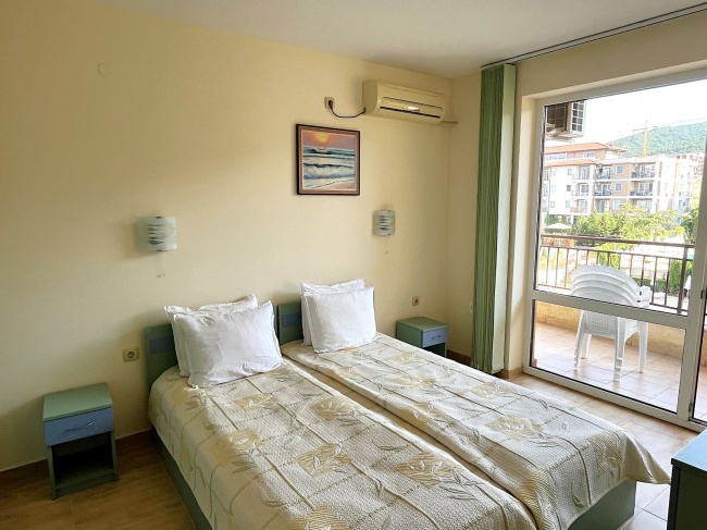 2-Zimmer-Wohnung in Sweti Vlas mit Meerblick