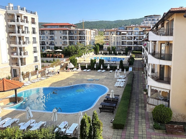 2-Zimmer-Wohnung in Sweti Vlas mit Meerblick