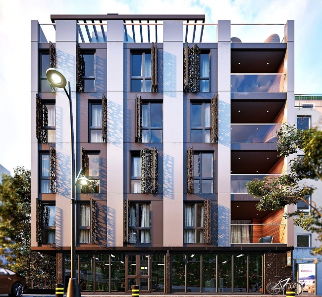 Modernes Luxusgebäude in Nesebar