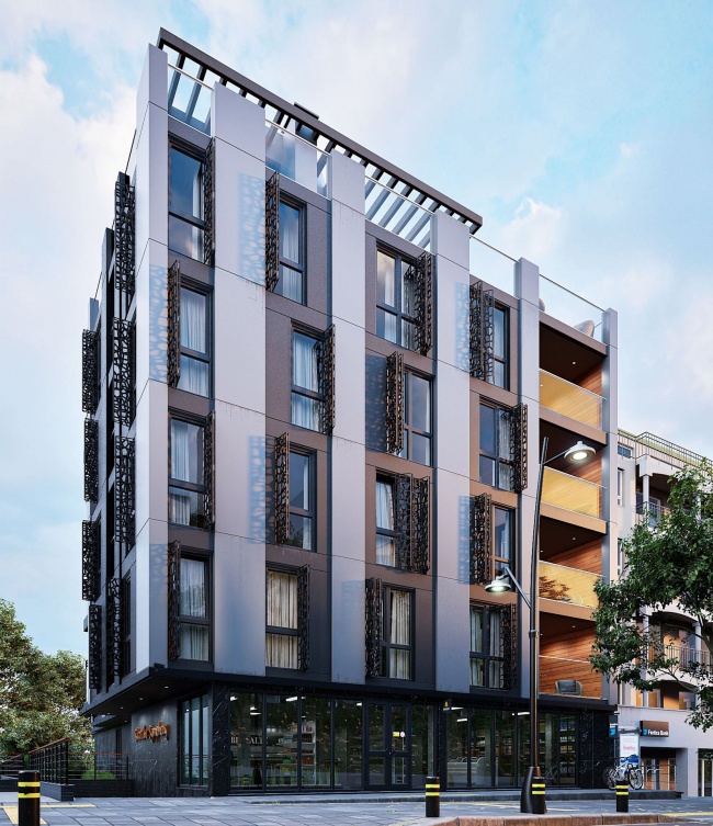 Modernes Luxusgebäude in Nesebar